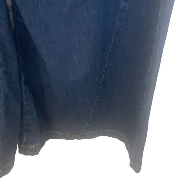 Free People We The Free Wide Leg NWOT Jeans 29 Blue Equinox Parachute High Rise - Picture 11 of 13